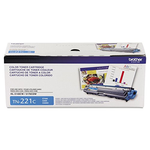 Brother TN221C Cyan Toner Cartridge