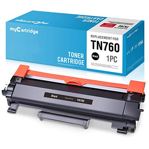 MYCARTRIDGE  Compatible Toner Cartridge Replacement Brother Tn760 Tn-760 Tn730 Tn-730 (1 Black) Chip