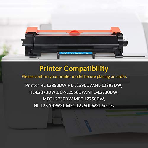 V4INK 4 Pack New Compatible Toner Cartridge Replacement for Brother TN760 TN 760 TN730 for Brother DCP-L2550DW ...