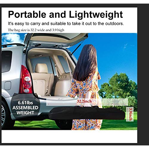 Projector Screen with Stand 100 inch 16:9 HD 4K Outdoor Indoor Projection Screen for Home Theater 3D Fast-Folding...