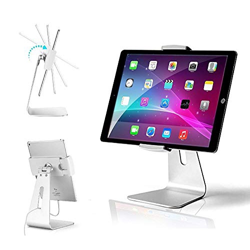 AboveTEK Elegant Tablet Stand, Aluminum iPad Stand Holder, Desktop Kiosk POS Stand for 7-13 inch iPad Pro Air Mini Galaxy...