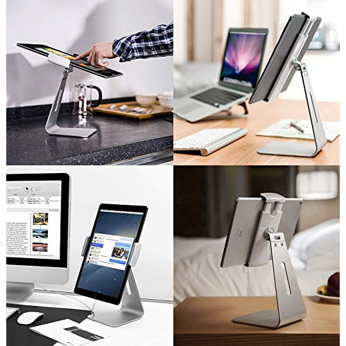 AboveTEK Elegant Tablet Stand, Aluminum iPad Stand Holder, Desktop Kiosk POS Stand for 7-13 inch iPad Pro Air Mini Galaxy...