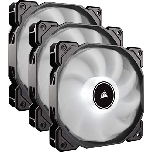 Corsair CO-9050082-WW Af120 LED Low Noise Cooling Fan Triple Pack - White Cooling