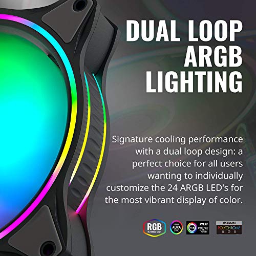 Cooler Master Fan MFL-B2DN-18NPA-R1 MasterFan MF120 Halo wired Addressable RGB Controller Retail