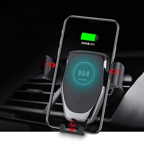 15W Wireless Car Charger, Quntis Qi Fast Charging Car Phone Mount, 360°Rotation Wireless Car Phone Holder