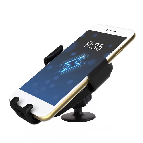15W Wireless Car Charger, Quntis Qi Fast Charging Car Phone Mount, 360°Rotation Wireless Car Phone Holder