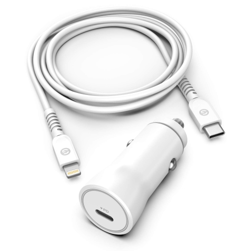 Chargeur d’auto rapide Galvanox pour iPhone Câble Lightning vers USB C certifié Apple avec adaptateur de recharge rapide PD (pour IP)