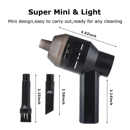 Keyboard Cleaner with Cleaning Gel, MECO Handheld Vacuum Cordless Mini Computer Vacuum Cleaner with Li-Battery, Powerful Por