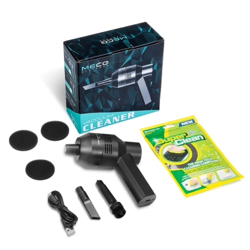 Keyboard Cleaner with Cleaning Gel, MECO Handheld Vacuum Cordless Mini Computer Vacuum Cleaner with Li-Battery, Powerful Por