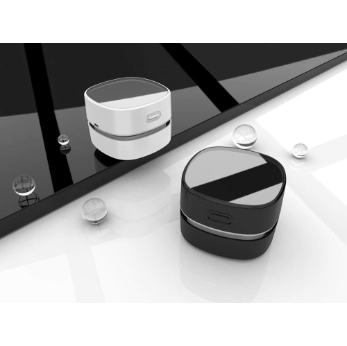 ODISTAR Desktop Vacuum Cleaner, Mini Table dust Sweeper Energy Saving,High Endurance up to 400 mins,Cordless&360º Rotatable