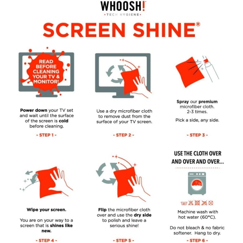 Screen Cleaner Kit - Best for Smartphones, iPads, Eyeglasses, TV Screen Cleaner, LED, LCD, Computer, Laptop & Touchscreen - Include a Full 500ml