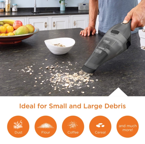 BLACK+DECKER Dustbuster Handheld Vacuum, Cordless, Dark Grey