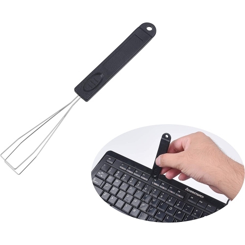 Trousse de nettoyage pour clavier Camkix – 1 mini brosse, 1 brosse de nettoyage, 1 enlève-clavier, 1 souffleur d'air et 1 caillot de nettoyage