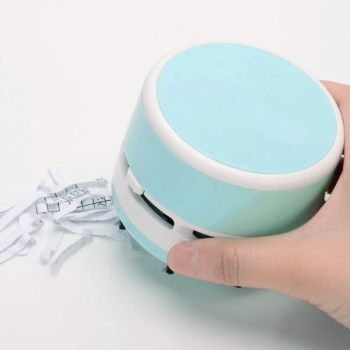 Desktop Vacuum Cleaner Portable Keyboard Sweeper Mini Crumb Vacuum Cleaner Table Food Rubber Crumb Dust Remover Cleaner for Home, Office, Cars -- No