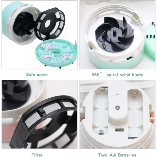 Desktop Vacuum Cleaner Portable Keyboard Sweeper Mini Crumb Vacuum Cleaner Table Food Rubber Crumb Dust Remover Cleaner for Home, Office, Cars -- No