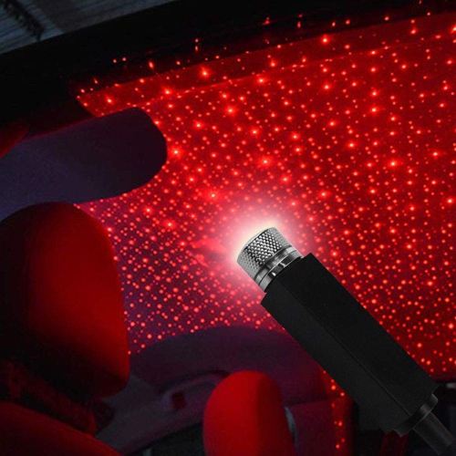 Car USB Star Ceiling Light Sky Projection Lamp Romantic Atmosphere Night Lights 