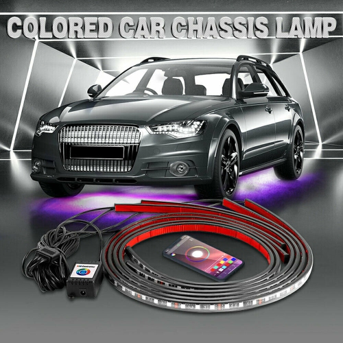 navor Underglow Ligts, Music Car LED Light Strips, Bluetooth App Control RGB Neon Strip Lights Kit with Sound Active Function