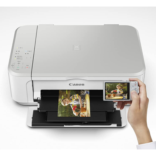 Canon PIXMA MG3620 Wireless All-in-One Inkjet Printer, White
