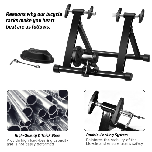 Costway Bike Trainer Folding Bicycle Indoor Exercise Training Stand