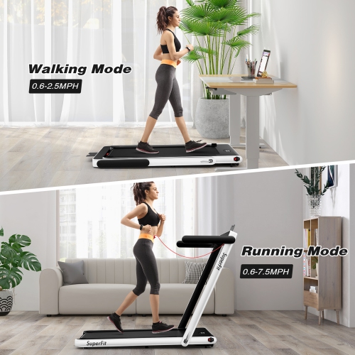Gymax Motorized Treadmill Folding Under Desk Electric Treadmill