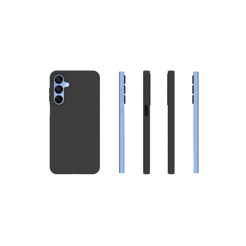 TopSave – Étuis minces en gel souple souple noir mat pour Samsung Galaxy A16 5G