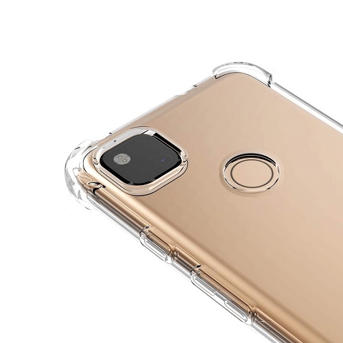 CC  Topsave Extra Corner Bumper Soft Tpu Gel Rubber Case for Google Pixel 4A, Clear