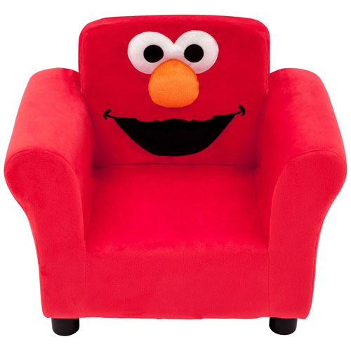 Delta Children Sesame Street Elmo Upholstered Kids Chair - Red
