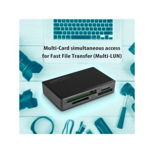 Vantec Accessory UGT-CR615 USB3.0 Multi-Card Reader UHS-II SD4.0 Multi-LUN Retail