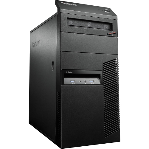 Lenovo M72 Tower PC, i5 3470 3.2GHz, 8 Go, 128 Go SSD + 500 Go HDD, DVD-RW, Windows 10 Home, USB WIFI, USB Keyboard & Mouse, 90 Day Warranty, Grade