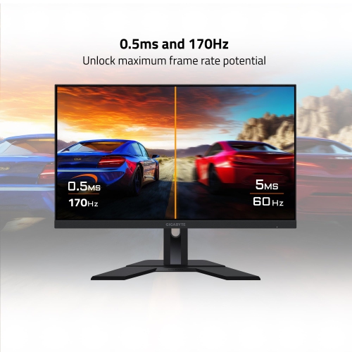 GIGABYTE M27Q 27" 165Hz 1440P -KVM Gaming Monitor, 2560 x 1440 SS IPS Display, 0.5ms Response Time