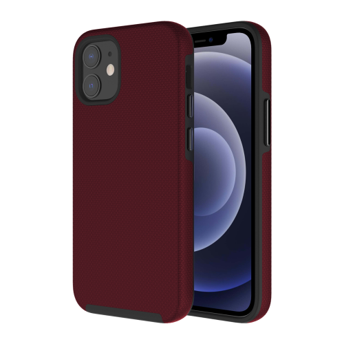 Étui antichoc à deux couches PROTECH d'AXS avec durabilité de qualité militaire pour iPhone 12 mini d'Apple