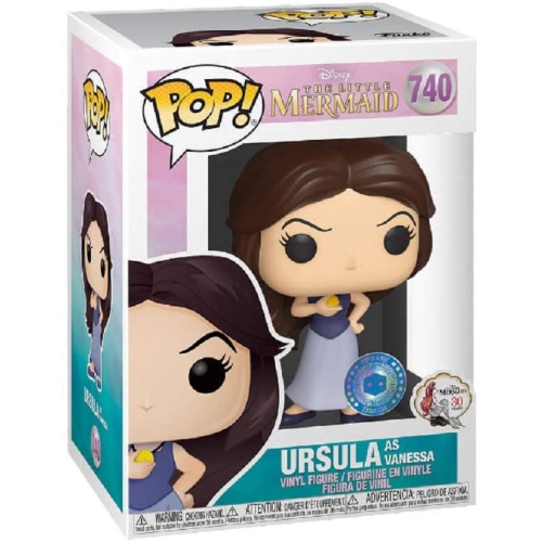 FUNKO  Pop Disney The Little Mermaid 3.75 Inch Action Figure Exclusive - Ursula As Vanessa #740