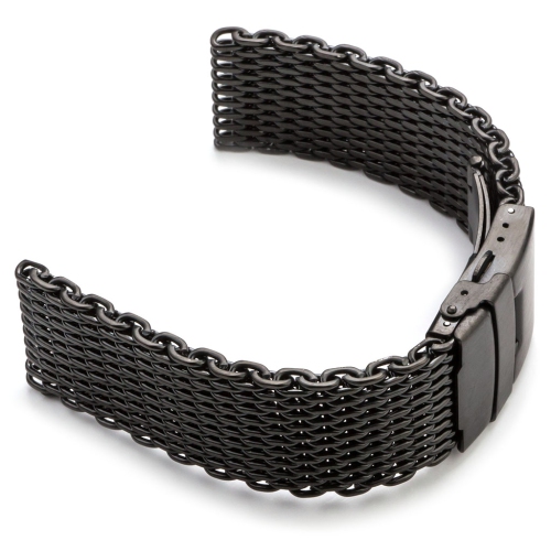 STRAPSCO  Shark Mesh Band (Short, Standard, Long) Watch Band Strap for Samsung Galaxy Watch 3 - Long Length - 20MM - for 41MM Galaxy Watch3 -