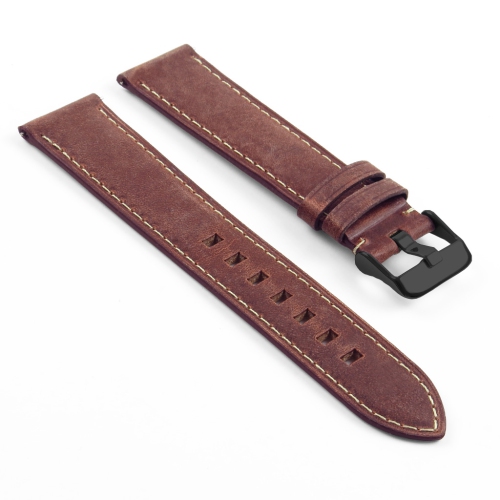 DASSARI Vintage Italian Leather Watch Band Strap for Samsung Galaxy