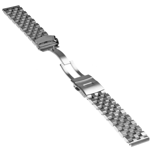 StrapsCo Super Engineer II Bracelet Watch Band Strap for Samsung Galaxy Watch 3 - 20mm - For 41mm Galaxy Watch3 - Silver