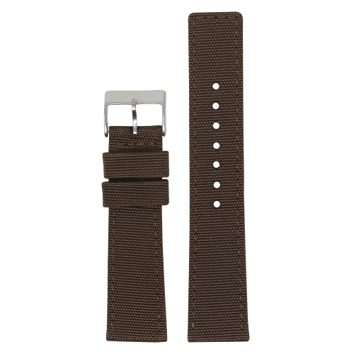 DASSARI  Nylon Watch Band Strap for Samsung Galaxy Watch 3 - 22MM - for 45MM Galaxy Watch3 - In Brown