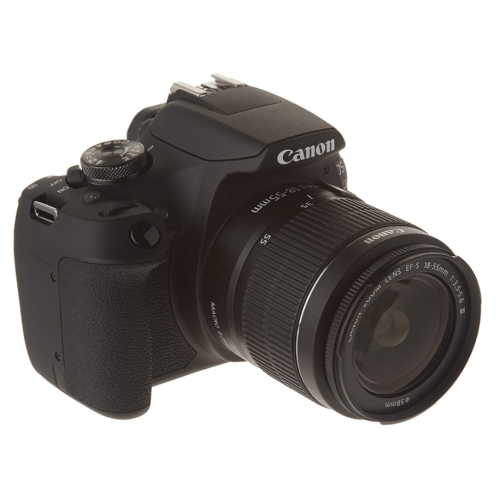 Canon EOS Rebel T7 18-55mm DC III Digital Camera, Black