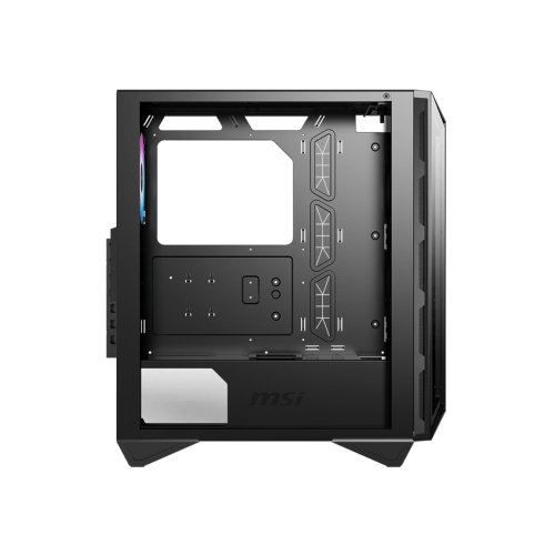 MSI MPG GUNGNIR 110R Mid-Tower PC Gaming Case – Tempered Glass Side Panel – RGB 120mm Fan – Liquid Cooling Support up to 360mm Radiator