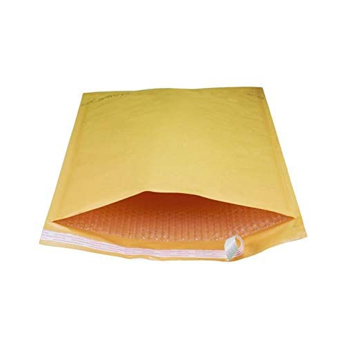 StarBoxes 250 Kraft Bubble Mailers 4x8" - #000 Self-Sealing Padded Envelopes Bags