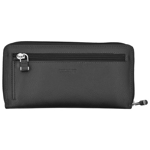 Club Rochelier RFID Genuine Leather Card Holder Wallet - Black