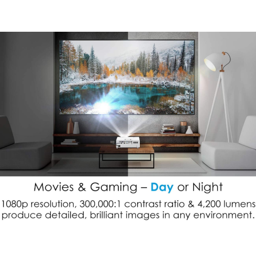 Optoma GT1090HDR Short Optoma GT1090HDR Short Throw Laser Gaming Projector | 4K HDR Input | Lamp-Free Reliable Operation 30,000 Hours | Bright 4,200
