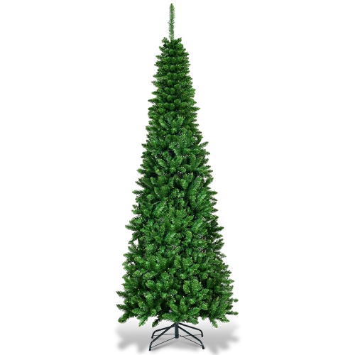 Sapin de Noël artificiel 228cm Costway – Avec 350 LED blanches préinstallées