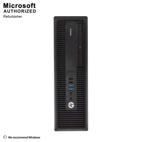 Refurbished - HP ProDesk 600 G2 SFF, Intel Quad Core i5 6500 up to 3.6 GHz, 16 GB DDR4 RAM, 500 GB, WiFi, Bluetooth, DVD, Windows 10 Pro 64 Bit