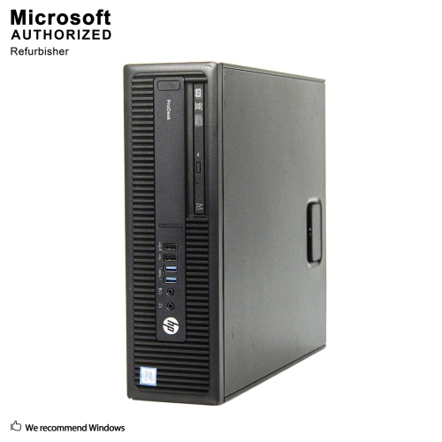 Refurbished - HP ProDesk 600 G2 SFF, Intel Quad Core i5 6500 up to 3.6 GHz, 8 GB DDR4 RAM, 256 GB SSD, WiFi, Bluetooth, DVD, Windows 10 Pro 64 Bit