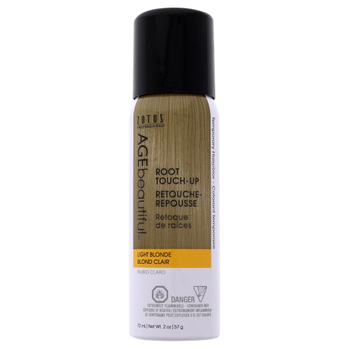 Root Touch Up Temporary Haircolor Spray - Light Blonde by AGEbeautiful for Unisex - 2 oz Hair Color