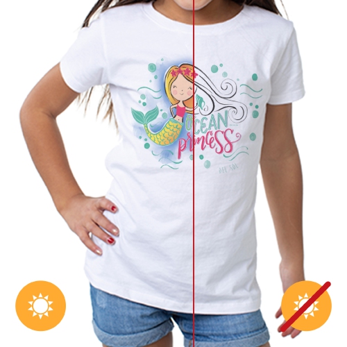 Kids Crew Tee - Ocean Princess by DelSol for Kids - 1 Pc T-Shirt
