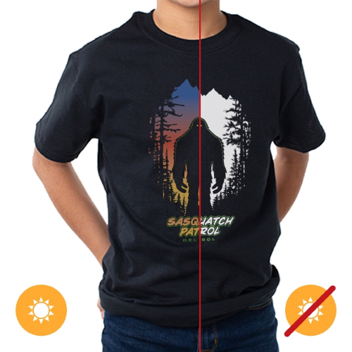 T-shirt pour enfants - Sasquatch - Noir par DelSol pour enfants - T-shirt 1 pièce