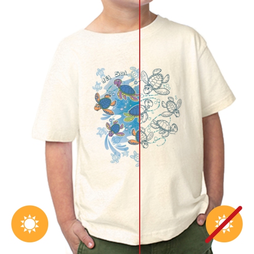 T-shirt pour enfants - Turtle Time - Ash par DelSol pour enfants - T-shirt 1 pièce