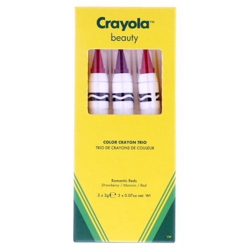 Color Crayon Trio - Romantic Reds by Crayola for Women - 3 x 0.07 oz Lipstick