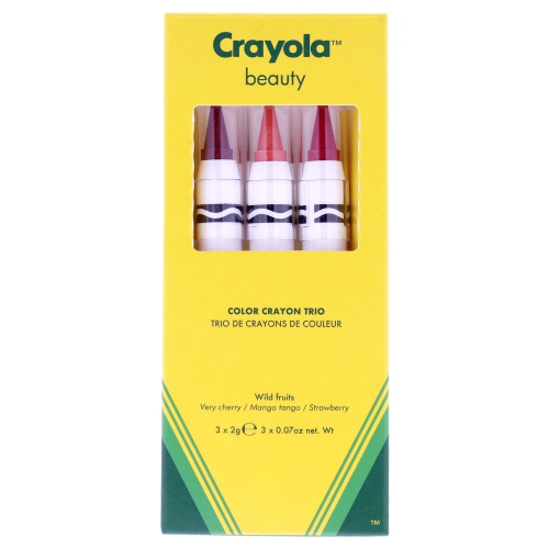 Color Crayon Trio - Wild Fruits by Crayola for Women - 3 x 0.07 oz Lipstick